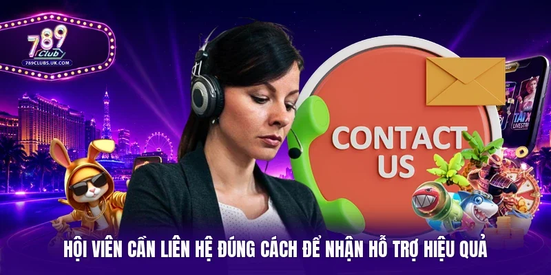 Hội viên cần liên hệ đúng cách để nhận hỗ trợ hiệu quả
